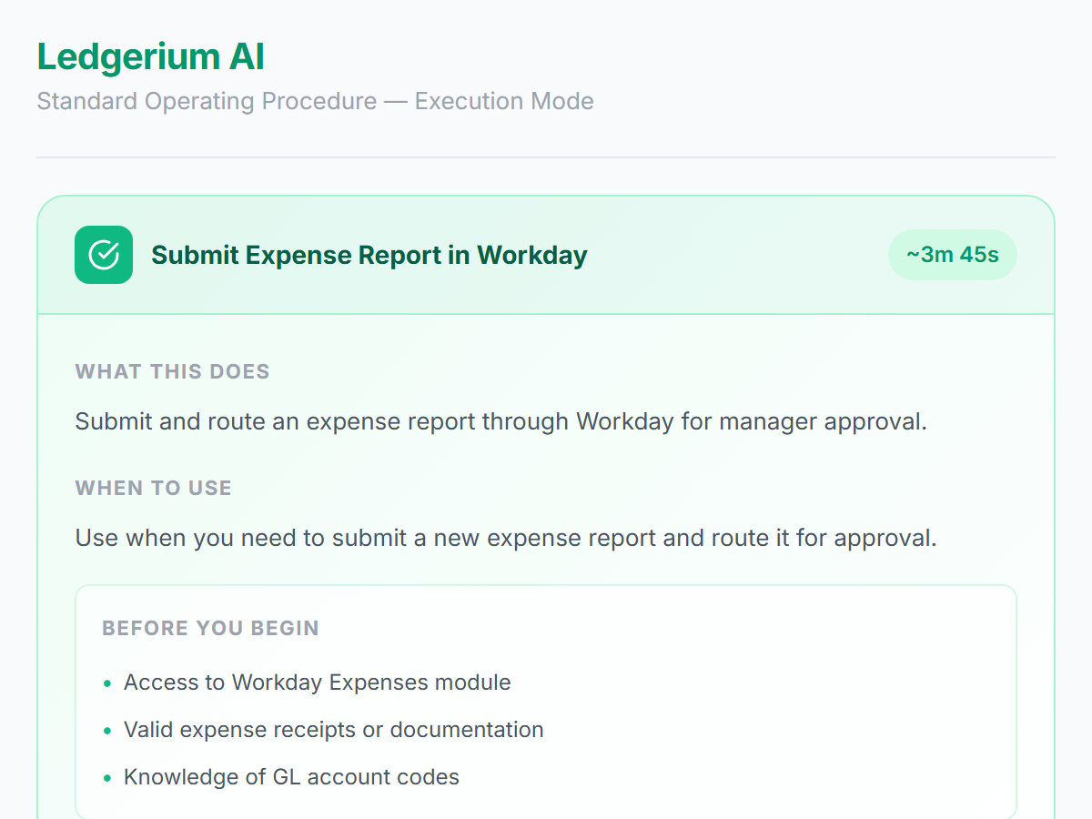 Generated SOP document